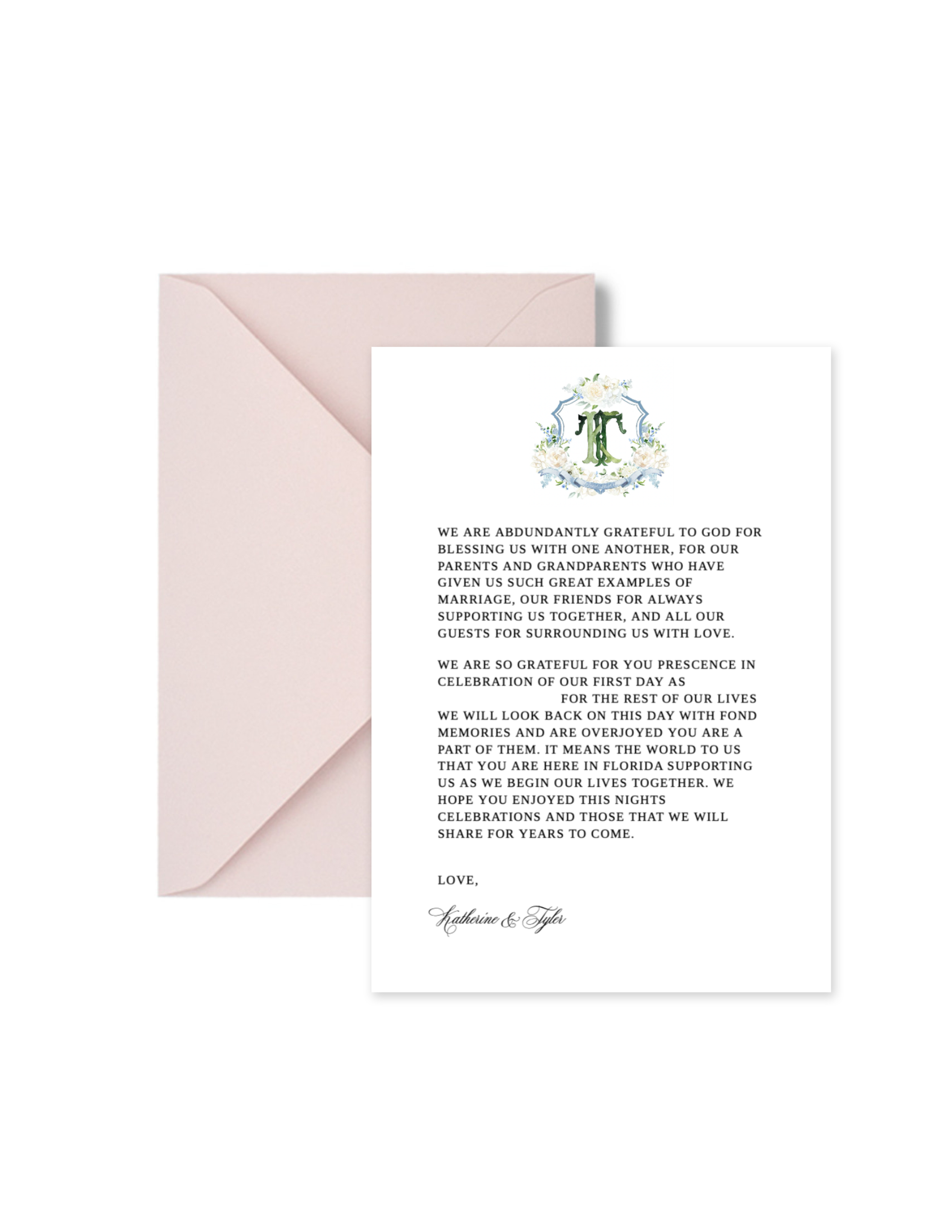 Thank you card (set of 10)